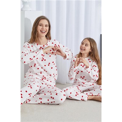 Siyah İnci Alt-Üst Polar Pijama Takım 23235077