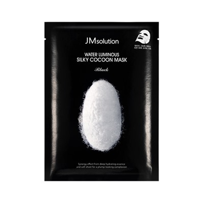1ea_Water Luminous Silky Cocoon Mask-Black