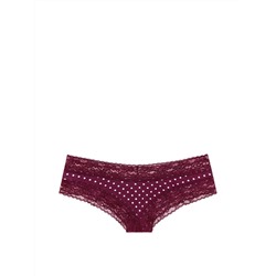 COTTON LINGERIE NEW! Lace-waist Cheeky Panty
