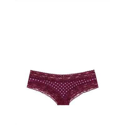 COTTON LINGERIE NEW! Lace-waist Cheeky Panty