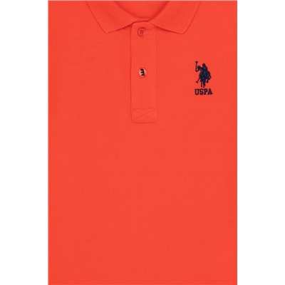Erkek Çocuk Kırmızı Basic Polo Yaka T-Shirt