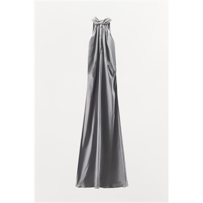 LIMITED EDITION SATIN CAPE DRESS