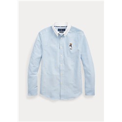 Boys 8-20 Football Bear Cotton Shirt