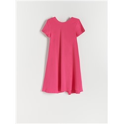 Asymmetric midi dress