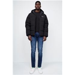 Anorak con capucha Negro