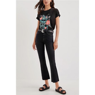 Camiseta arty serpiente