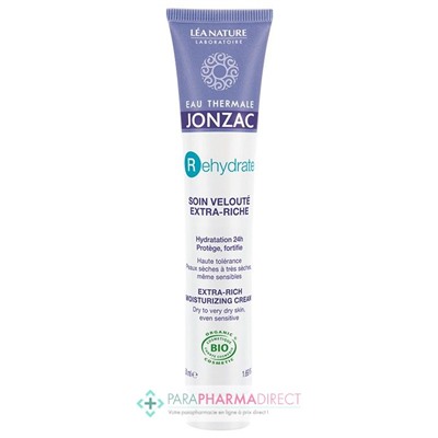 Eau Thermale Jonzac - Rehydrate - Soin Velouté Extra-Riche BIO 50ml