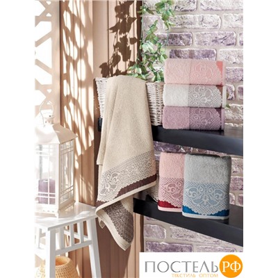Полотенце Карвен "SEHRAZAT" 50*90 6шт.махра Н 2239