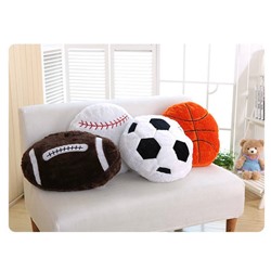 Пушистые подушки-игрушки в виде спортивных мячей 🏀⚽️⚾️🏐🏈