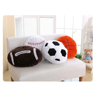 Пушистые подушки-игрушки в виде спортивных мячей 🏀⚽️⚾️🏐🏈