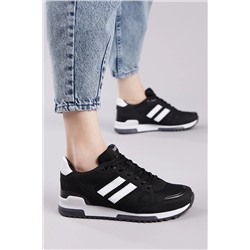Tonny Black Siyah Beyaz Unisex Sneaker TB282-0