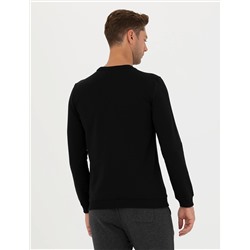 Siyah Regular Fit Sweatshirt