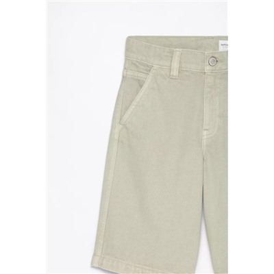 Bermuda vaquera loose