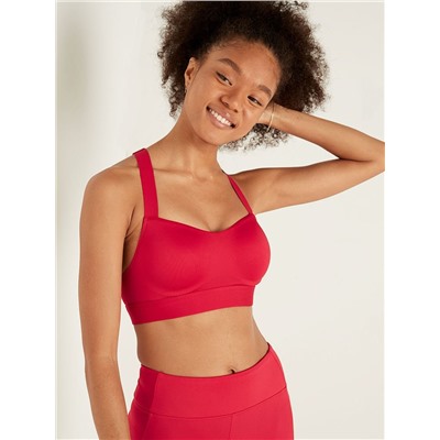 PINK ULTIMATE MEDIUM IMPACT PUSH-UP SPORTS BRA