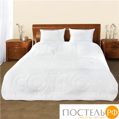 121763201 Одеяло Cotton light с волокном хлопка 172*205 Белый