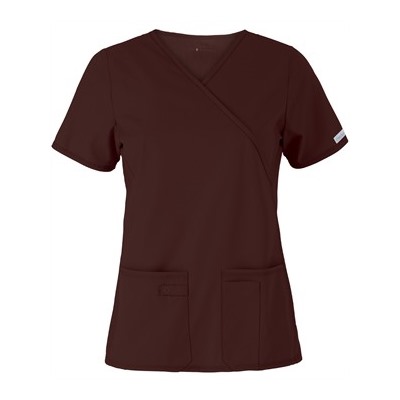 Cherokee Flexibles Scrubs Mock Wrap Top