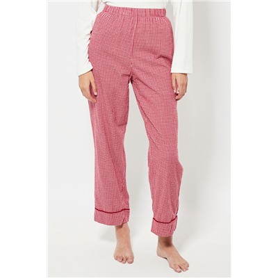 Pantalón de pijama cintura alta - Rojo