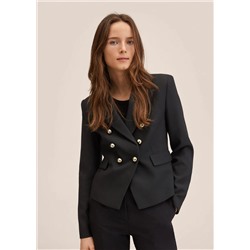 Americana doble botonadura -  Mujer | MANGO OUTLET Melilla