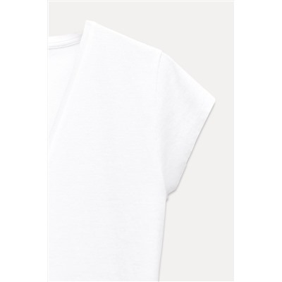 V-NECK COTTON T-SHIRT