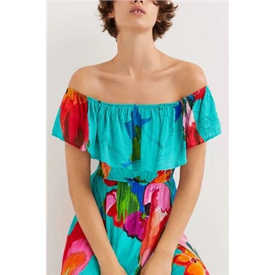 Vestido boho tropical