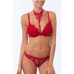 Sujetador con relleno Show Rojo