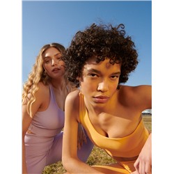 Einarmiges Top mit Blumenmuster