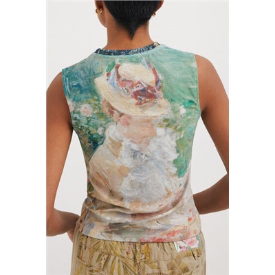 Camiseta autorretrato obra de arte
