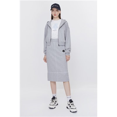 Sudadera con capucha Gris jaspeado