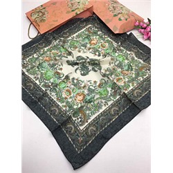 Платок женский с красивым узором (70*70 см.) арт. 257438