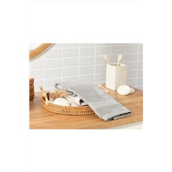 English Home Deluxe Pamuklu Low Twist El Havlusu 30x50 Cm Gri 10033979