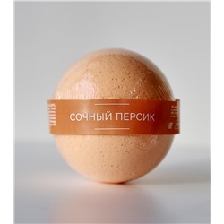 [NOKAMI] Бомбочка для ванн СОЧНЫЙ ПЕРСИК шипящая, 120 гр