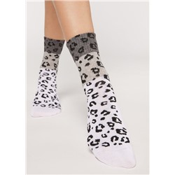 Kurze Socken mit Animal-Motiv
