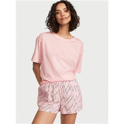 VICTORIA'S SECRET Cotton Short Tee-jama Set