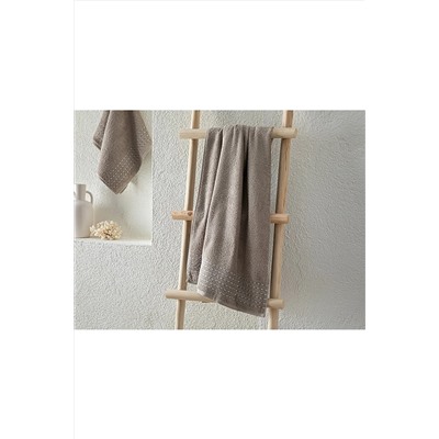 English Home Soft Wave Pamuklu Banyo Havlusu 70x140 Cm Bej 10038787