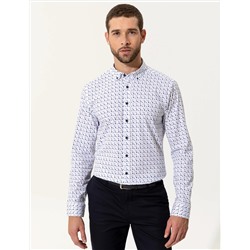 Mavi Slim Fit Uzun Kollu Gömlek
