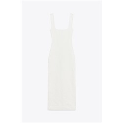 STRETCH SQUARE NECK DRESS