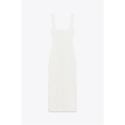 STRETCH SQUARE NECK DRESS