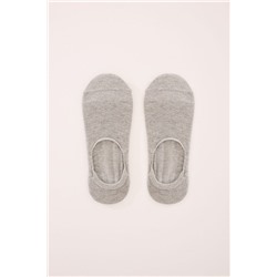 Calcetines invisibles gris lurex