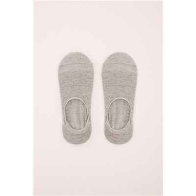 Calcetines invisibles gris lurex
