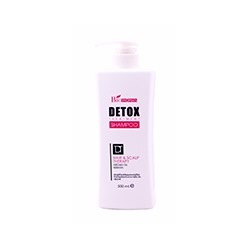 Шампунь с кератином, углем бамбука и маслом арганы Detox от Biowoman  500 мл  Biowoman Detox Treatment Shampoo 500 ml