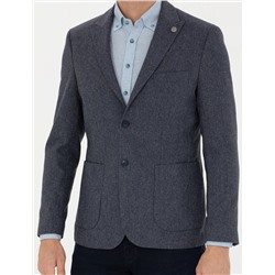 Lacivert Slim Fit Ceket