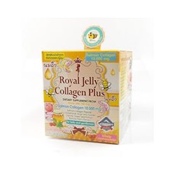 Диетический напиток с коллагеном, маточным молочком и витаминами Royal Jelly Collagen Plus 10 пакетиков / Royal Jelly Collagen Plus powder supplement drink 10 sachets