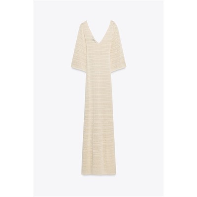 POINTELLE KNIT MAXI DRESS