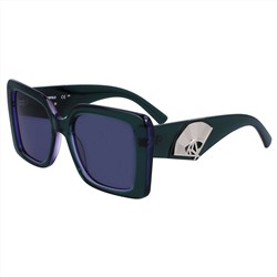 Karl Lagerfeld Women's Green Butterfly Sunglasses