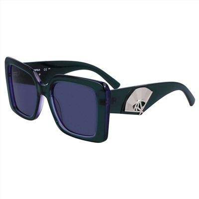 Karl Lagerfeld Women's Green Butterfly Sunglasses