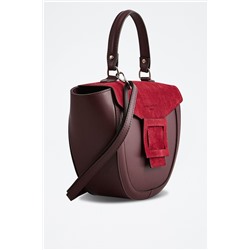 Bolso de piel Votti Burdeos