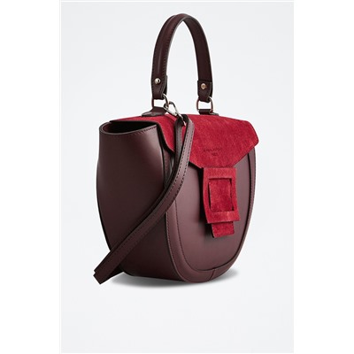 Bolso de piel Votti Burdeos