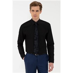 Pierre Cardin Siyah Slim Fit Basic Gömlek G021GL004.000.1294644