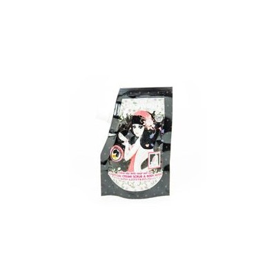 Нежный крем-скраб для тела с углем от Snowgirl 100 гр / Snowgirl Charcoal Cream Scrub & Body Wash 100g