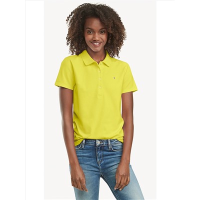 TOMMY HILFIGER REGULAR FIT ESSENTIAL STRETCH COTTON POLO